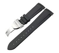 NTALJC Bracelet de montre en caoutchouc naturel 20 mm 22 mm spécial pour Tudor Black Bay 1958 39 mm 41 mm GMT Pelagos Pin/boucle pliable Bracelet en caoutchouc