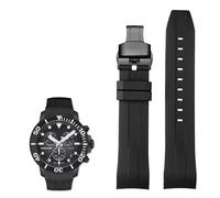NTALJC Bracelet de montre étanche en silicone pour T120417 T120407 - Cadran à quartz - 22 mm