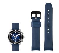 NTALJC Bracelet de montre étanche en silicone pour T120417 T120407 - Cadran à quartz - 22 mm