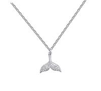 NTALJC Bridesmaid Women Mermaid Tail Fishtail Charm Choker for Locket Copper Silver