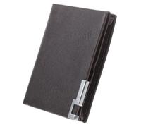 NTALJC Card Holder Business Card Holder Portapotty Portable Card Box Wallet for Men Cards Business Card Case International Travel Must Haves Cowhide Split Molded Leather Coffee