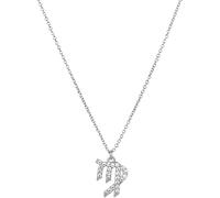 NTALJC Chains For Women,Zodiac Signs Elegant Ladies Ancient Roman Symbols Zirconia Choker Horoscope Pendant Jewelry For Girls Birthday Present