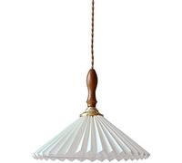 NTALJC Chandelier PVC Lampshade Single Head Chandelier V-intage Retro Brass Restaurant Bar Restaurant Shop Pendant Lights Height,Ceiling Lighting