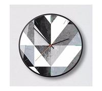 NTALJC Clocks Simple Silent Wall Clock Large Bedroom Living Room Decorated with 12/14" Clock (Gray 12 inch) (Black 14 inch) Decoration