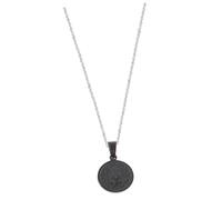 NTALJC Collier Avec Pendentif Croix De La Vierge En Pièce De Monnaie Inversée Décation De Cou Pour Hommes Chaîne De Cou Pour Hommes Collier De Personnalité En Acier