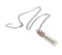 NTALJC Collier Avec Pendentif Diffuseur De Parfum Médaillon En Acier Inoxydable 60 Cm Pour Femme Homme Maman Sœur Tante - Idéal Pour Anniversaire Noël Saint-valentin