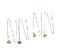 NTALJC Collier avec Pendentif en Pierre pour Pull 2 Pièces pour Femmes Et Filles pour Dîner
