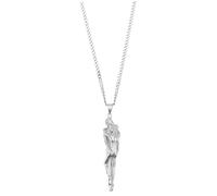 NTALJC collier couple se blottir nom Branché pendentif cou Chaîne de cou bijoux de cou de la Saint-Valentin Chaîne de clavicule cuivre Dé
