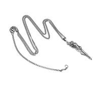 NTALJC collier couple se blottir nom Branché pendentif cou Chaîne de cou bijoux de cou de la Saint-Valentin Chaîne de clavicule cuivre Dé