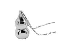 NTALJC Collier Pendentif Commématif Lanugo Pour Bébé Articles En Acier Inoxydable Argenté