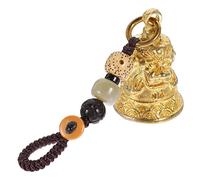NTALJC Craft Bells Keychain Lion Head Brass Diy Pendant Chic Home Decor for Your Loved Ones