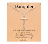 NTALJC Cross for Women Christian Gifts for Mom/Daughter/Nana/Strength for girls