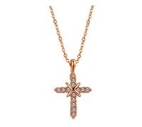 NTALJC Cross Pendant Necklace Clasps Women Neck Clavicle Chain Inlaid Zircon jewellery