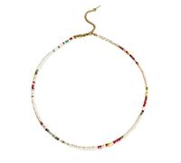NTALJC de perles tendance avec pendentif en fme de clavicule - Bijoux de cou pour occasions spéciales et usage quotidien