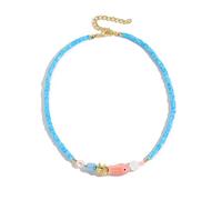 NTALJC de perles vintage avec pendentif en fme de mer