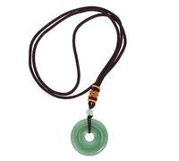 NTALJC Delicate Decor Crystal Pendant Vintage Decorative Stone Necklace Men Women and Teens Smooth Shape Design Present for jewellery
