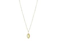 NTALJC Drop Shape NecklGreen Crystal NecklClavicle Chain Full of Design Handmade