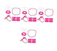 NTALJC Ensemble de de Bandeau Accessoires alternatifs rétro Faire la fête scène caissier déguisements de fête Fournitures de Spectacle Plastique Rosy