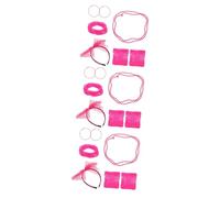 NTALJC Ensemble de de Bandeau Accessoires alternatifs rétro Faire la fête scène caissier déguisements de fête Fournitures de Spectacle Plastique Rosy