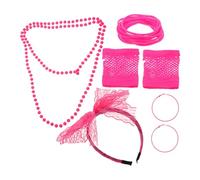 NTALJC Ensemble de de Bandeau Accessoires alternatifs rétro Faire la fête scène caissier déguisements de fête Fournitures de Spectacle Plastique Rosy