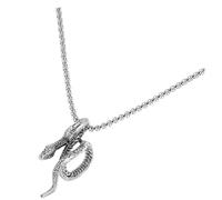 NTALJC Exaggerated Snake Pendant Necklace Vintage Clavicle Chain Women Unique Fashion Accessory for Parties Birthdays Valentine Day and Special Occasions jewellery