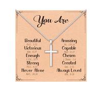 NTALJC Faith Cross for Women-Inspirational Religious Christian Gifts for Women Mom Daughter Wife Sister Niece for girls
