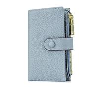NTALJC Fashion Leather Key Wallets Unisex Multifunction Keys Organizer Men Card Keychain Holder Women Housekeeper Coin Purses (Color : Blue)