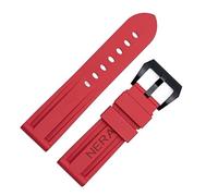 NTALJC Fluorine Rubber 22mm 24mm Watch Band Silicone Watchband For Watch Strap