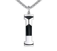 NTALJC Football Necklace S Silver Initial A-Z Letter Necklace for Boys Football Charm Pendant Necklace with Chain 20+2 inch Personalized Football Gift for Men Women Boys Girls