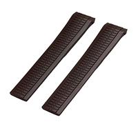 NTALJC for Aquanaut 5167A-001 Metal Pins Watch Belt 21mm Rubber Watchband (Color : Dark Blue, Size : Silver Buckle)