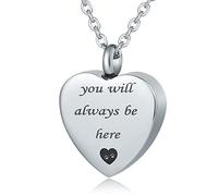 NTALJC for Ashes, Custom Steel Memorial Locket for Men with Funnel Kit & Bag