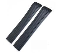 NTALJC For Patek Aquanaut Philippe Strap 5164A 5167A Black Blue Soft Rubber Curved End Bracelets 21mm Watchbands