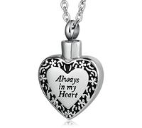 NTALJC for Personalized, Steel Memorial Locket for Men with Funnel Kit & Bag
