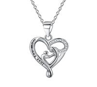 NTALJC for Women, Silver Silver Zirconia Double Gift for Birthday Anniversary