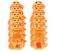 NTALJC Gold-plated Snake Pendant Charm Pendants Diy Snake Charms Zodiac Animal Resin Statue