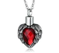 NTALJC Heart, Custom Steel Memorial Locket for Men with Funnel Kit & Bag