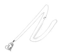 NTALJC Heart Shaped Clavicle Chain Mother's Day Inspired Women's Zircon Jewelry