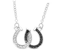 NTALJC Horseshoe Pendant Necklace Men Women Creative Design Chain for Parties and Special Occasions Unique Present jewellery