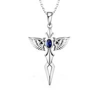NTALJC Income -Hop Sword NecklEuropean and American Wings Cross Friend Party Gift - Necklace, Necklfor