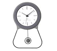 NTALJC Indoor Large Wall Clock With Pendulum,Modern Non-ticking Silent Wall Clocks - Battery Operated - For Living Room,Bedroom,Office Wall Decor Decoration