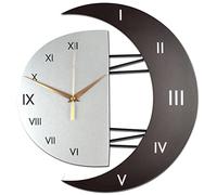 NTALJC Irregular Geometric Wall Clock,Silent Non-Ticking Quartz Battery Operated Vintage Decorative Wall Clocks for Living Room Deco,A,33 * 33CM Decoration