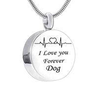 NTALJC Jewelry Steel, Small Jewelry Round I Love You Forever... for Men with Funnel Kit & Bag