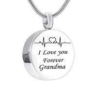 NTALJC Jewelry Steel, Small Jewelry Round I Love You Forever... for Men with Funnel Kit & Bag