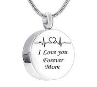 NTALJC Jewelry Steel, Small Jewelry Round I Love You Forever... for Men with Funnel Kit & Bag