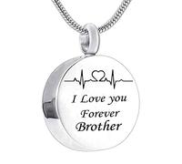 NTALJC Jewelry Steel, Small Jewelry Round I Love You Forever... for Men with Funnel Kit & Bag