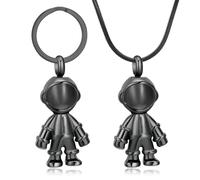 NTALJC Keepsake Key Chain Urns For Human/Pet Ashes Cremation Jewelry Stainless Steel Key Ring Pendant Men Customized