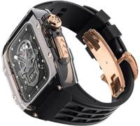 NTALJC Kit de bracelet de montre transparent en pour 2 8/7/6/5/4/SE, 49 mm, 45 mm, 44 mm