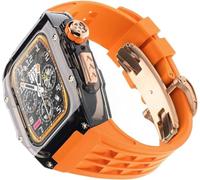 NTALJC Kit de bracelet de montre transparent en pour 2 8/7/6/5/4/SE, 49 mm, 45 mm, 44 mm