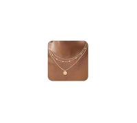 NTALJC Layered s Set for Women, Dainty/Sterling Silver Plated Pendant Long Chain Stack Gift for Women Trendy for girls