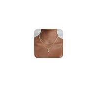 NTALJC Layered s Set for Women, Dainty/Sterling Silver Plated Pendant Long Chain Stack Gift for Women Trendy for girls